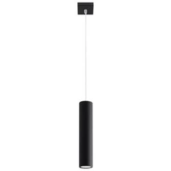 Lampa wisząca czarna Lagos nowoczesna tuba do salonu kuchni jadalni nad wyspę 100 cm