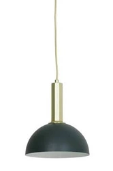 Lampa sufitowa Boste nowoczesna zielono-złota metalowa pojedyncza do jadalni nad stół