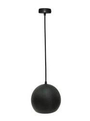 Lampa wisząca Flen III czarna nowoczesna pojedyncza do jadalni i nad stół Ledea 90 cm