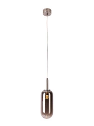 Lampa wisząca Fiuggi szklana LED nowoczesna do salonu i jadalni srebrna Ledea