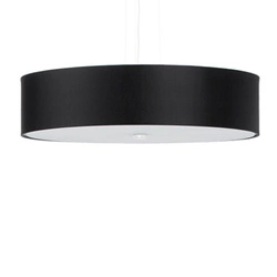 Żyrandol nowoczesny Skala 50 czarny lampa sufitowa do salonu i jadalni 50 cm