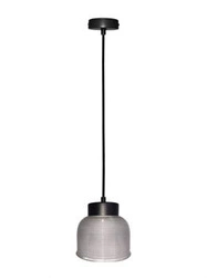 Liverpool I Ledea nowoczesna szklana lampa wisząca do jadalni nad stół dymiona 90 cm