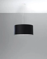 Żyrandol nowoczesny OTTO 50 czarny lampa sufitowa do salonu i jadalni pięć źródeł światła