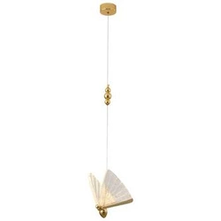Lampa wisząca LED BEE LAMP złota 21 cm nowoczesna do salonu i nad wyspę