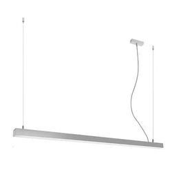 Lampa wisząca LED Pinne 150 szara nowoczesna do kuchni, jadalni i nad wyspę