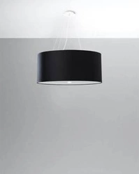 Żyrandol Otto 60 czarny nowoczesny lampa sufitowa do salonu jadalni sypialni