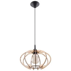 Lampa wisząca MANDELINO naturalne drewno