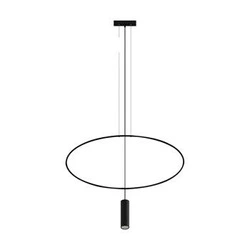 Lampa wisząca Holar czarna metalowa nowoczesna do salonu i nad stół 81 cm Thoro