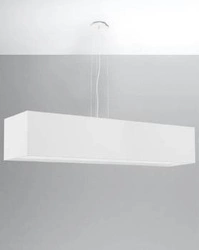 Żyrandol SANTA biały nowoczesny 5-punktowy do salonu i jadalni Sollux Lighting 120 cm