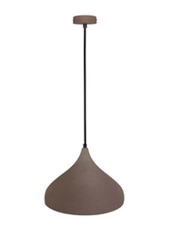 Lampa wisząca Viborg brązowa metalowa 32 cm nowoczesna do salonu i jadalni