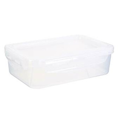 Lunch box z elastyczną pokrywą transparentny