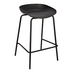 Stołek barowy Grego czarny 65 cm OUTLET