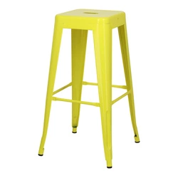 Hoker Paris 75cm. żółty insp. Tolix RAL 1016 Outlet