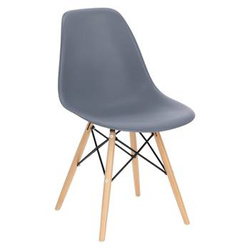 Krzesło P016W PP szare ciemne