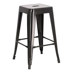 Hoker Paris 66cm czarny inspirowany       Tolix OUTLET