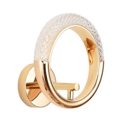 Kinkiet ścienny JEWEL LED złoty glamour 21 cm Step into Design do salonu i sypialni