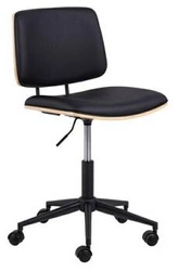 Fotel biurowy ergonomiczny Owen czarny obrotowy z regulacją wysokości do biurka