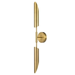 Kinkiet ścienny MIKA-2 złoty nowoczesny 76 cm Step into Design do salonu i sypialni