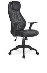 Fotel biurowy ergonomiczny Rino czarny obrotowy z regulacją wysokości do biura Intesi