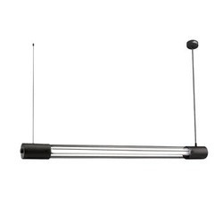 Lampa wisząca VALO czarna nowoczesna metalowa do salonu i jadalni nad stół 102 cm