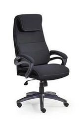 Fotel biurowy ergonomiczny Yoaf czarny obrotowy z regulacją wysokości do biura Intesi
