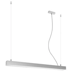 Lampa wisząca LED Pinne 90 szara nowoczesna nad wyspę do kuchni i jadalni Thoro