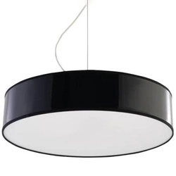 Lampa wisząca Arena 45 czarna nowoczesna do salonu i jadalni Sollux Lighting