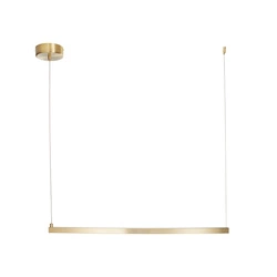 Lampa wisząca LED BEAM-120 złota nowoczesna nad stół do jadalni i kuchni regulowana
