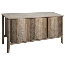 Komoda drewniana Banila 160 cm naturalna akacja rustykalna do salonu Atmosphera