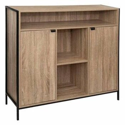 Komoda Aliaj 114 cm nowoczesna z wysokimi nogami dąb do salonu i sypialni 5five