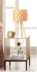 Regał modułowy na książki Kali naturalny nowoczesny sześcienny do salonu i biura 34,5 cm