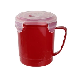 Intesi kubek na zupę 630ml czerwony pojemnik na lunch do pracy i szkoły do mikrofalówki