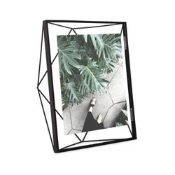 Ramka na zdjęcia 20x25 czarna metalowa Prisma Umbra nowoczesna stojąca lub wisząca