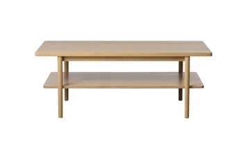 Stolik kawowy Zorta prostokątny drewniany dąb nowoczesny 120x60 cm do salonu