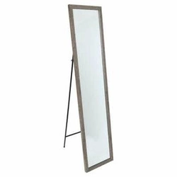 Lustro stojące prostokątne 125 cm czarne nowoczesne do przedpokoju 5five