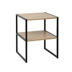 Szafka nocna 40 cm drewniana loftowa z półką Aliaj 5five simply smart styl nowoczesny