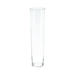Atmosphera wysoki wazon szklany stożkowy 70 cm nowoczesny do salonu na kwiaty