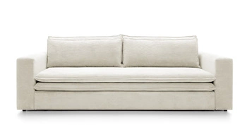 Sofa Ulnes z funkcją spania biała Poso    38