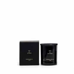 Świeca sojowa zapachowa Cereria Molla Fig and Citrus czarna 230g do salonu