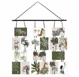 Czarna multiramka na 18 zdjęć 10x15 Acrylic Atmosphera wisząca kolaż na ścianę