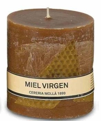 Świeca sojowa zapachowa Asturias Cereria Molla miód naturalna dekoracyjna 8 cm