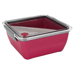 Lunch box śniadaniówka Divided z widelcem 2,6l różowy