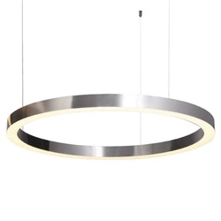Lampa wisząca CIRCLE 80 LED nikiel szczo  tkowany 80 cm OUTLET