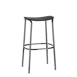 Hoker bez oparcia TRICK wood SCAB Design nowoczesny czarny drewniany 75 cm do kuchni