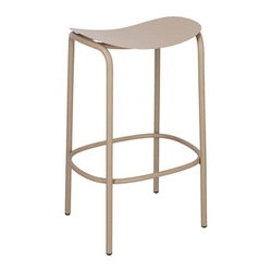 Hoker Trick szary metalowy nowoczesny bez oparcia do kuchni i ogrodu 65 cm SCAB Design