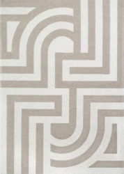 Dywan nowoczesny Tiffany Beige 200x300 do salonu glamour, łatwoczyszczący antypoślizgowy Carpet Decor