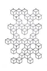 Nowoczesny wieszak ścienny do przedpokoju Stiga L czarny metalowy POLYHEDRA 91 cm