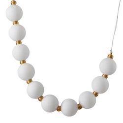 Lampa wisząca kula LED CORALLI S biała nowoczesna nad wyspę do salonu Step into Design