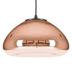 Lampa wisząca Victory Glow M szklana miedziana 30 cm do salonu i jadalni regulowana