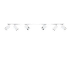 Plafon sufitowy MERIDA 6L biały nowoczesny metalowy do salonu i kuchni Sollux